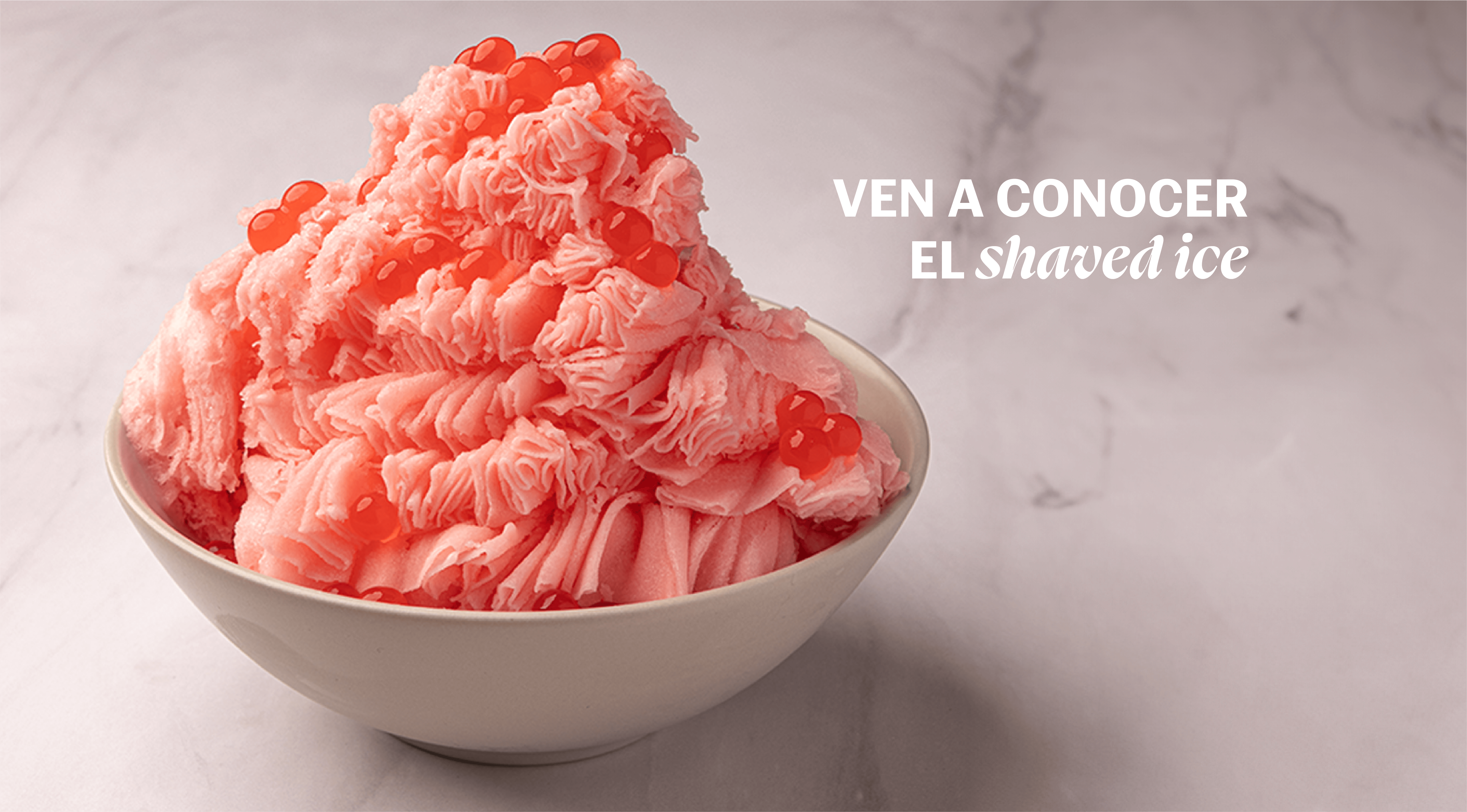 Ven a conocer el shaved ice - one O one Ice & Tea Factory